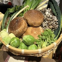 一石三鳥 別邸 - 選べる季節の野菜