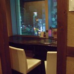 Hanuri - エレベターすぐ前の席。一番人気の広めのカップルシートです。