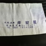 岸田屋 - 14/1月お年賀のタオル