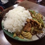 えぞ松 本店 - 名物！回鍋肉定食大盛り！