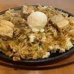 Mahoroba - 鉄板豚丼　ライス大盛