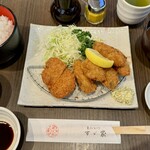 Tonkatsu Suzuya - 季節限定料理　カキ・ヒレカツ定食