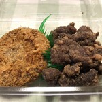 築地の鯨 - 鯨カツ立田揚げセット