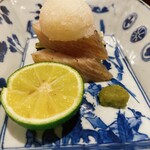 焼鳥 ひら野 - 鰤の藁焼き