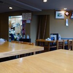 やぶ善 - 厨房入口の(富士そばみたいな)竹にも風情があります。