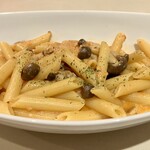 Torattoria Itaria - ツナとシメジのトマトクリームソースショートパスタランチ1,400円