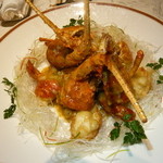 筑紫樓 - ３．伊勢海老の特上スープ炒め（2014.1.1x）