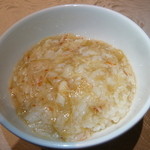 筑紫樓 - ６．ふかひれ・蟹肉・干し貝柱入り土鍋御飯（2014.1.1x）