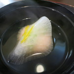 日本料理 みや  - 26年1月　イバラ蟹真薯椀　九条葱