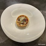 カーサ・デル・チーボ - パスタフリットの中に油ボウズ､北寄貝､姫貝､槍烏賊､蛸