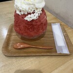 かき氷工房 雪菓 - いちごミルクショートケーキ風
