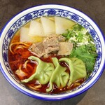 羊（ラム）肉クミン水餃子蘭州拉麺