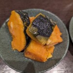 日本酒×ワイン ノンベエ エビス - かぼちゃのバニラ煮