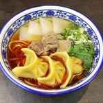 牛肉カレー水餃子蘭州拉麺