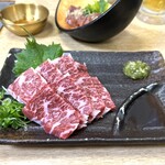 焼肉たまき - 黒毛和牛ハラミ刺し