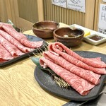 焼肉たまき - サーロイン焼きしゃぶと焼きすき