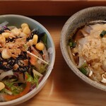 Sushi Masa - サラダとうどん