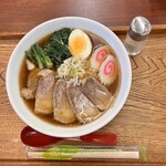 浜平温泉しおじの湯 - ☆猪豚チャーシュー麺 ¥８００