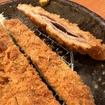 とんかつ　花むら 池田店 - ミルフィーユ状のカツ