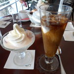 モーニング 菜根本店 - アイスコーヒー＆パフェ