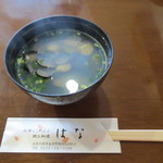 太宰らうめんと郷土料理はな - 十三湖のしじみ汁　３８０円