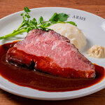 Kuroge Wagyu beef sirloin roast beef 180g