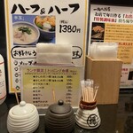 一滴八銭屋 - 2階のカウンター席に通されました。