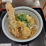 おにやんま - ちくわ天ととり天うどん並590円