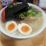 麺や木蓮 - ネギもくれん豚そば(味玉・メンマ・肉ネギ半増し・海苔)