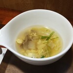 キッチン ブルー グローブ - 最後のスープも美味いです