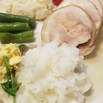 キッチン ブルー グローブ - ご飯と玉子&茸も美味いです