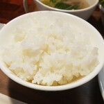 キッチン ブルー グローブ - ご飯大盛りのアップ