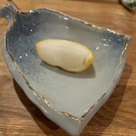 リストランテ ピノキオ - お庭の柚子シャーベット　byまみこまみこ