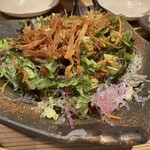 炉端 まるじゅう 淀屋橋店 - サラダ