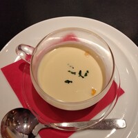 ステーキハウス ビーフオークマ 名古屋店 - ジャガイモとコーンスープ