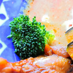 curry 冬椿 - ブロッコリー