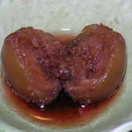 割烹料理　壽か乃 - 水菓子（いちじくの赤ワイン煮：割り）