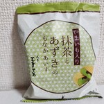 浅草むぎとろ - 抹茶とあずきのもなかあいす(429円)