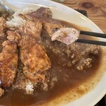 肉食堂 最後にカツ。 - 