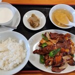 福菜 - 牛肉のオイスター炒め定食