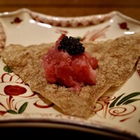 蕎庵 三たて - 鮪とプルニエ・キャビアのガレット