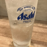 ヤキトリ まだらや - 焼酎ソーダ割り