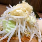 二代目 浜八道 - 特製醤油豚骨らーめん、麺300g、野菜マシ、ニンニク普通、背脂普通