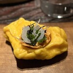 MAZ - ⑤桜海老クリスプ、生白海老、フレッシュハーブ