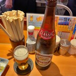 赤垣屋 - 瓶ビール550円