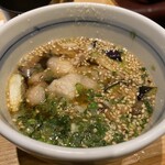 Udombou - オリーブ豚はじめ素揚げ茄子や白胡麻