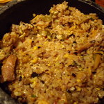 バリラックス ザ ガーデン - OptioA30：⑨豚角と高菜の石焼チャーハン