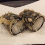 天ぷら わかやま - 山芋の磯辺揚げ