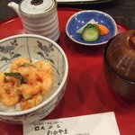 天ぷら わかやま - かき揚げ天丼
