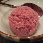 天ぷら わかやま - 巨峰のシャーベット